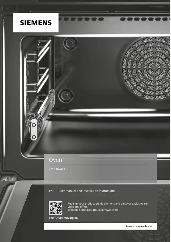 Siemens Oven CM636GB.1 9001617021_A Manual