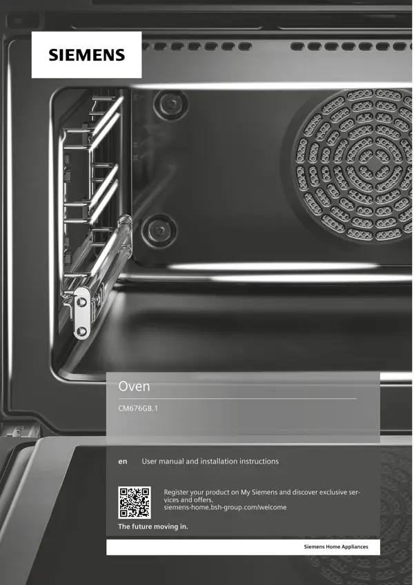 Siemens Oven CM676GB.1 9001680363_A Manual