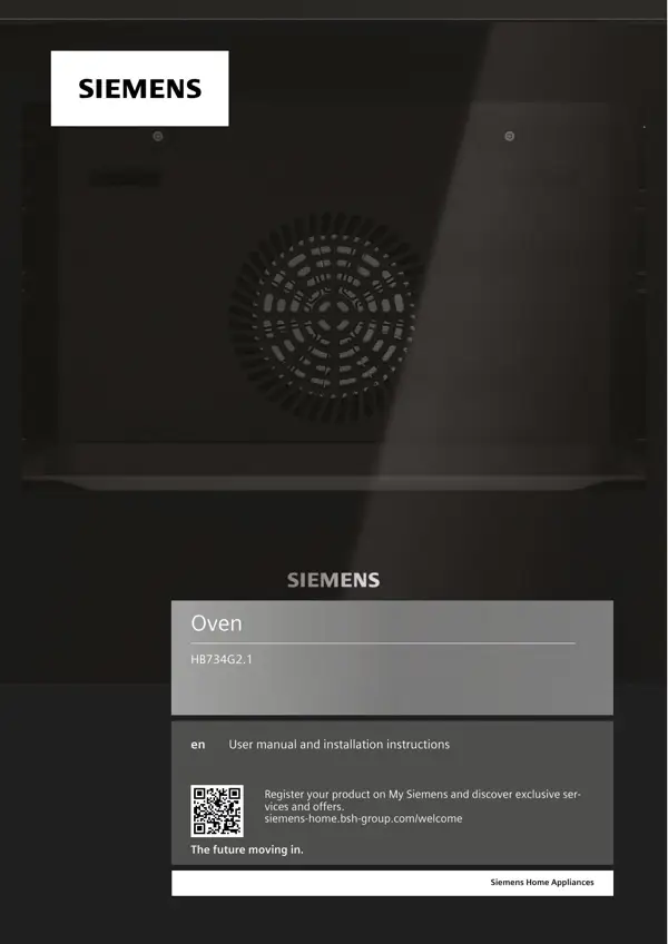 Siemens Oven HB734G2.1 9001648013_A Manual